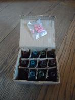 Doosje met  12 kleine flesjes (letterbakflesjes), Ophalen of Verzenden, Nieuw