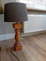 Tafellamp met bruine kap, Ophalen, Zo goed als nieuw, Minder dan 50 cm