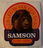 Sticker Samsom Shag een leeuw van een shag, Ophalen of Verzenden