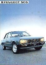 Peugeot 505 of 508 1e of 2e brochure/auto folder '81 - '18, Ophalen of Verzenden, Peugeot