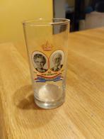glas 50 jaar getrouwd Juliana en Bernhard, Verzamelen, Koninklijk Huis en Royalty, Ophalen of Verzenden, Servies