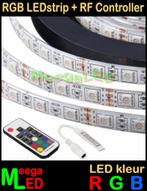RGB LEDstrip - 60L/m - IP65 - SET 3m + RF controller, Ophalen of Verzenden, Nieuw, RGB LEDstripset