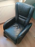 Eén leren Relaxfauteuil, Ophalen, Gebruikt, 75 tot 100 cm, Modern