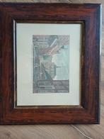 Schilderij Jan Bulthuis - Stadsgezicht, Ophalen of Verzenden