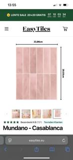 Easy tiles roze, Tuin en Terras, Tegels en Klinkers, Overige materialen, Overige typen, Nieuw, Ophalen of Verzenden