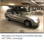 Mercedes-Benz CLK 2.6 Clk240 Cabriolet AUT 2004 Grijs, Auto's, Automaat, Achterwielaandrijving, Beige, 2597 cc