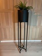 Zwarte Plantenstandaard - Zo Goed Als Nieuw!, Ophalen, Rond, Zo goed als nieuw, Binnen