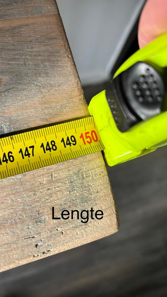 Stijgerhouten bijzet tafel, Ophalen, Minder dan 50 cm, 50 tot 75 cm, Zo goed als nieuw