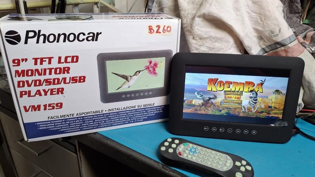 Phonocar VM159 dvd-speler, cd-speler, usb-poort en SD-kaart, Phonocar, Via F.lli Cervi, 167/c 42124 Reggio Emilia (Italië), Ophalen of Verzenden