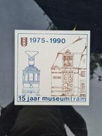 tegel met trein, 15 jaar museum tram, Verzamelen, Spoorwegen en Tramwegen, Ophalen of Verzenden, Zo goed als nieuw, Trein, Overige typen