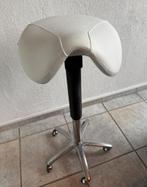 Professionele zadelkruk, Huis en Inrichting, Bureaustoelen, Ophalen, Wit, Zo goed als nieuw, Bureaukruk