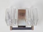 Vintage wandlamp chroom glas design lamp ‘60 mid century, Huis en Inrichting, Lampen | Wandlampen, N, Ophalen of Verzenden, N