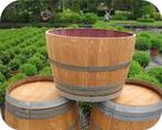 Eiken wijnvaten, wijnvat, regenton, halve vaten, Tuin en Terras, Niet ingevuld, Gebruikt, Niet ingevuld, Ophalen of Verzenden