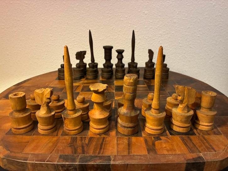 Handgemaakte schaakset, Hobby en Vrije tijd, Gezelschapsspellen | Bordspellen, Gebruikt, Ophalen of Verzenden