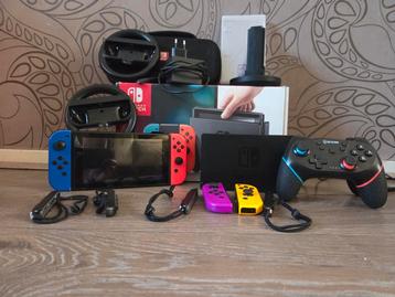 Switch 1 met + heel veel extra accessoires beschikbaar voor biedingen