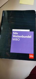 SDU wettenbundel MBO ed 20-21, Boeken, Studieboeken en Cursussen, Nieuw, Diverse auteurs, Ophalen of Verzenden, MBO