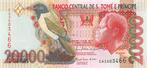 St. Thomas en Prince 20.000 Dobras 2010 Unc, Banknote24, Los biljet, Ophalen of Verzenden, Overige landen