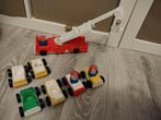 Vintage Fisher Price brandweer auto en auto's, Kinderen en Baby's, Speelgoed | Fisher-Price, Ophalen of Verzenden, Gebruikt, Auto of Voertuig