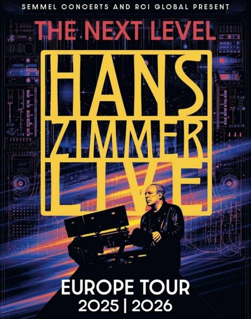 Hans Zimmer Live, 27 feb-2026., Tickets en Kaartjes, Concerten | Overige, Eén persoon, Februari