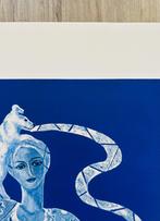 Zeefdruk Cecile de Bruijn - Amour blue, Verzenden