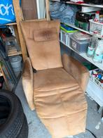 staopstoel prominent (zitting afgebroken), Huis en Inrichting, Fauteuils, Ophalen, Gebruikt, Leer, 50 tot 75 cm