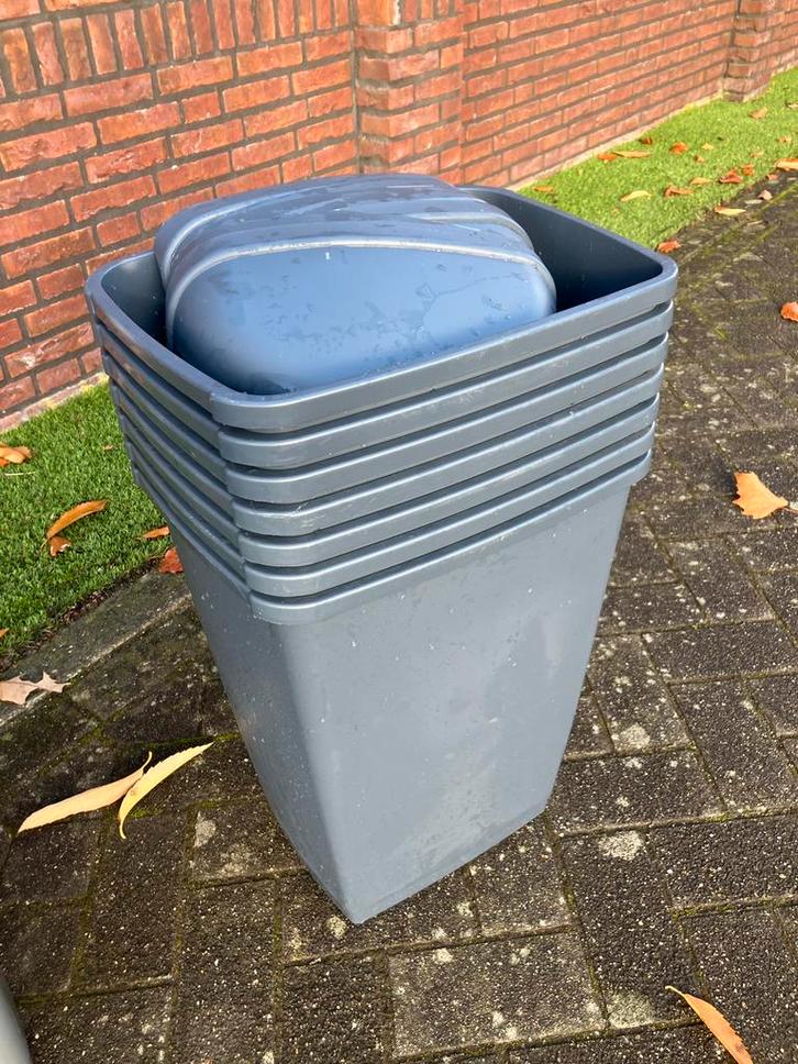 Partij Afvalbakken - 14 Stuks, Huis en Inrichting, Woonaccessoires | Prullenbakken, Gebruikt, Minder dan 50 cm, Ophalen