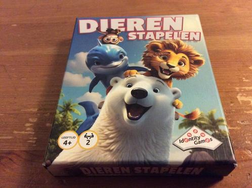 Dieren stapelen. kaartspel van identity games. Nieuw, Hobby en Vrije tijd, Gezelschapsspellen | Kaartspellen, Nieuw, Een of twee spelers