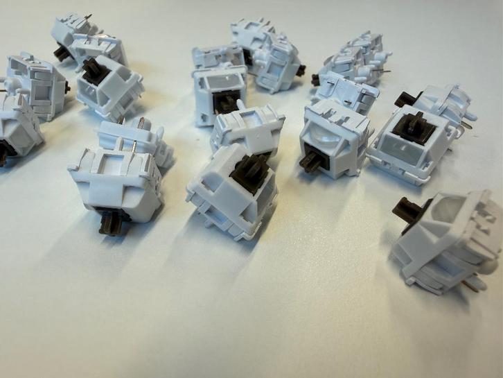 Nuphy Gateron Brown Max switches (84 pcs), Computers en Software, Toetsenborden, Nieuw, Qwerty, Ophalen of Verzenden