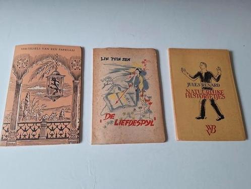 Oude boekjes Nederlands - Jules Renard, Lin Tsin Sen, Antiek en Kunst, Antiek | Boeken en Bijbels, Ophalen of Verzenden