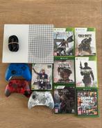 Xbox One S 1TB + Spellen en 3 Controllers!, Spelcomputers en Games, Ophalen, Gebruikt, Met 3 controllers of meer, Met games