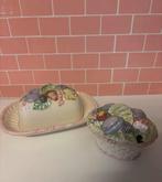 Barbotine Botervloot & Jampot - Lille, Frankrijk, Antiek en Kunst, Ophalen