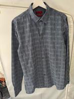 Tommy Hilfiger Overhemd maat M (slim fit), Ophalen of Verzenden, Zo goed als nieuw, Blauw