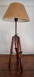 Verstelbare driepoot lamp., Gebruikt, Ophalen of Verzenden, 50 tot 75 cm, Metaal