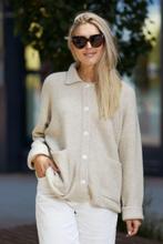 leuk licht ribbelvest Domy van American Vintage M/L wolmix, American Vintage, Ophalen, Gedragen, Maat 38/40 (M)