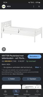 Ikea Kritter kinderbed, Kinderen en Baby's, Kinderkamer | Bedden, Ophalen, Zo goed als nieuw, 70 tot 85 cm, Matras