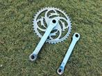 Zeer mooi oldtimer Gazelle crankstel crank set, Ophalen of Verzenden, Gebruikt, Crankstel of Pedalen, Gazelle