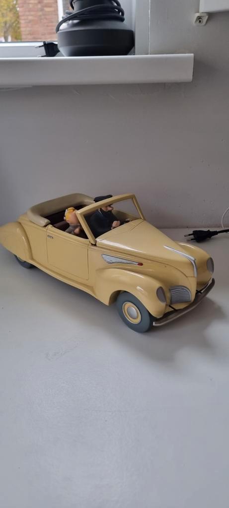 Kuifje, leblon lincoln zephyr, Hobby en Vrije tijd, Modelauto's | 1:18, Zo goed als nieuw, Overige merken, Ophalen of Verzenden