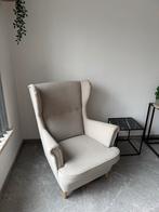 Comfortabele fauteuil met voetenbank, Huis en Inrichting, Fauteuils, Ophalen of Verzenden, Zo goed als nieuw, Stof, 75 tot 100 cm