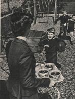 Retro reclame 1954 Maggi soep jongetjes Boerenbont kommen, Verzenden, Overige typen