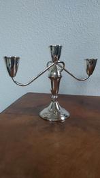 STERLING ZILVEREN 3-LICHTS KANDELAAR, Antiek en Kunst, Antiek | Goud en Zilver, Ophalen of Verzenden