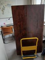 € 50,-- Indonesiche teakhouten salontafel, Ophalen, 100 tot 150 cm, 50 tot 100 cm, Minder dan 50 cm