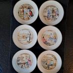 6 porseleinen landelijke Franse kaasborden, Pillivuyt, Huis en Inrichting, Keuken | Servies, Ophalen of Verzenden, Zo goed als nieuw
