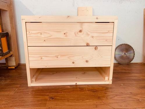 Badmeubel van terug gedroogd en geschaafd hout, Huis en Inrichting, Kasten | Ladekasten, Nieuw, Minder dan 100 cm, 25 tot 50 cm