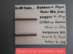 Wand bord, Huis en Inrichting, Woonaccessoires | Wanddecoraties, Ophalen, Zo goed als nieuw
