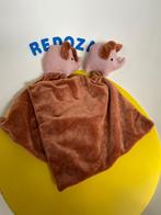 3202 zeeman knuffellap lap olifant bruin 2x, Ophalen of Verzenden, Olifant