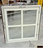 3x Hardhouten ramen HR++  - 1200x1300mm, Doe-het-zelf en Verbouw, Glas en Ramen, Ophalen, Gevelraam of Ruit, Gebruikt, 120 tot 160 cm