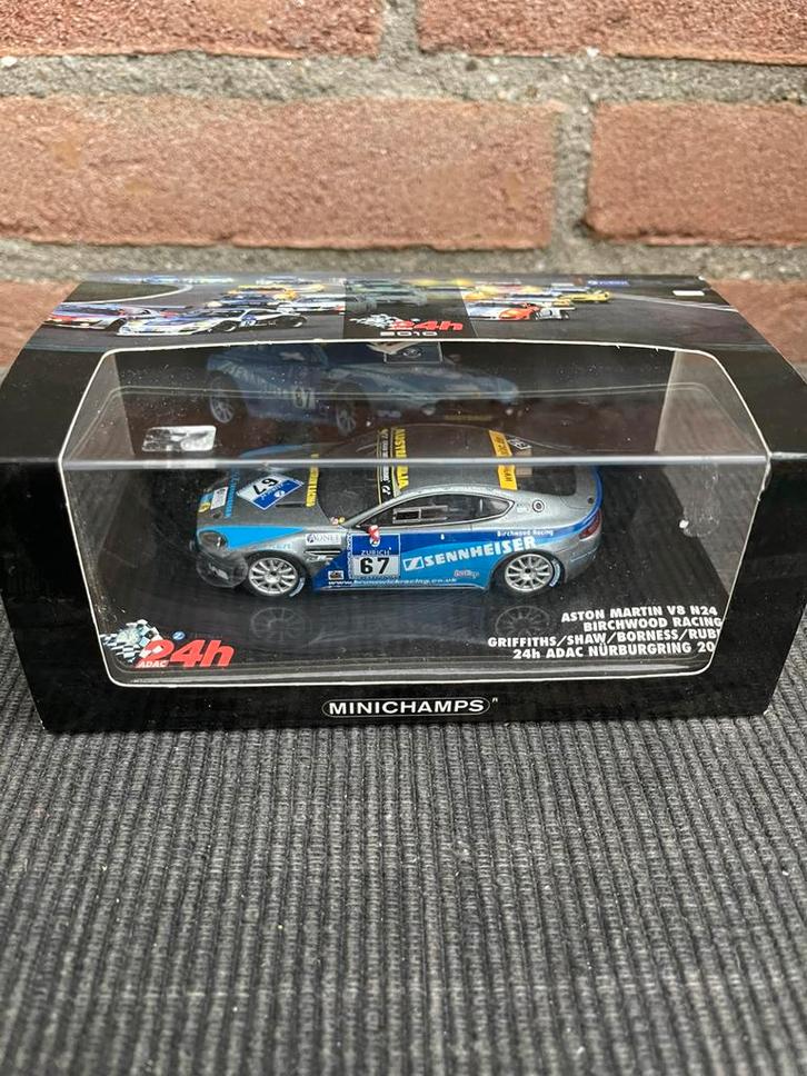 1:43 MINICHAMPS ASTON MARTIN V8 N24, Hobby en Vrije tijd, Modelauto's | 1:43, Zo goed als nieuw, Auto, Ophalen of Verzenden