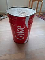 Vintage Coca Cola Emmer met Deksel, Ophalen, Minder dan 45 cm, Minder dan 55 cm, Gebruikt