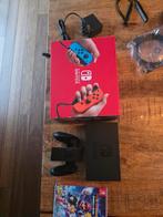 Nintendo Switch met spel en accessoires, Spelcomputers en Games, Met 2 controllers, Ophalen of Verzenden, Switch Original, Gebruikt