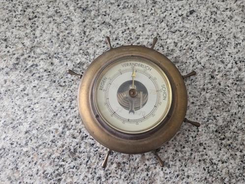 Authentieke vintage aneroïde barometer, Audio, Tv en Foto, Weerstations en Barometers, Gebruikt, Barometer, Ophalen of Verzenden